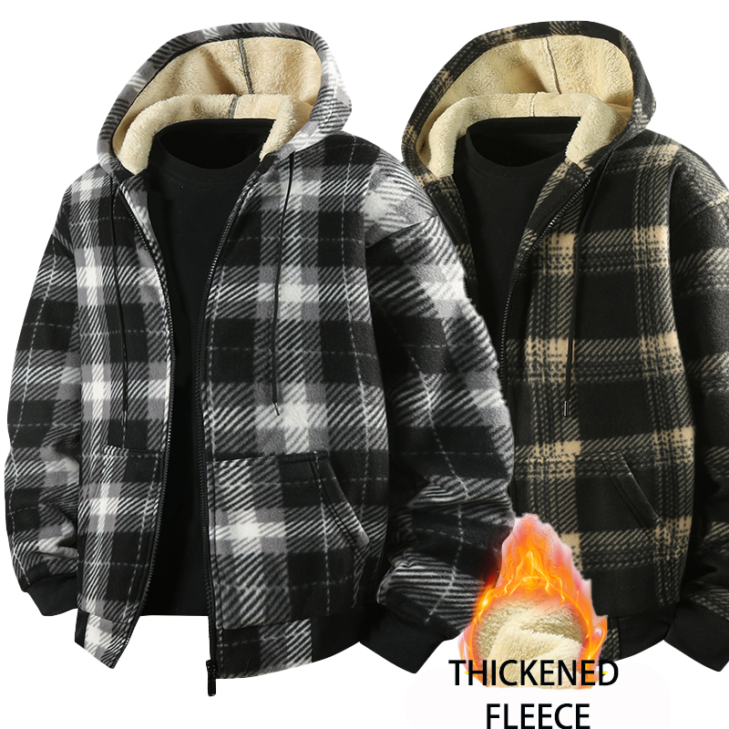 Winter Clothing Pk - Nouvelle veste chemise à carreaux décontractée