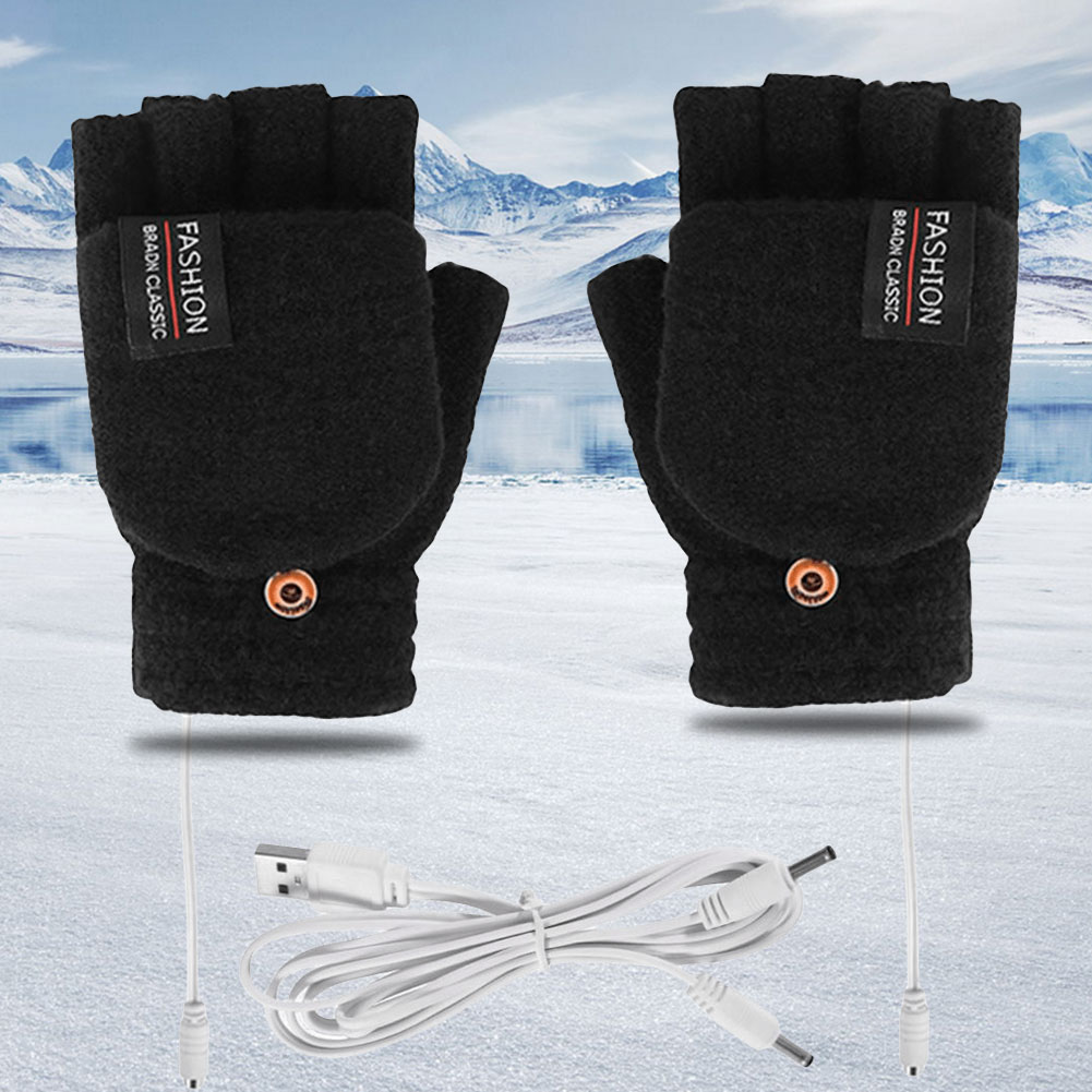 Heated Gloves Electric - Gants chauffants double face, lavables et